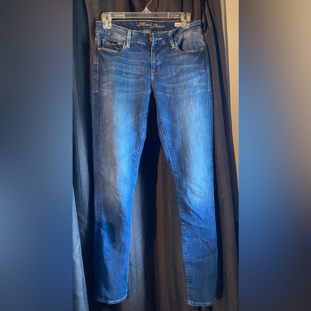 MAVI Alexa distressed with faded look